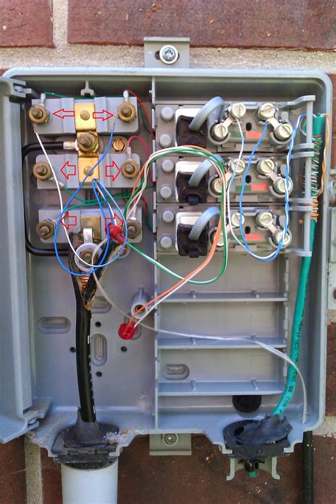 telephone interface box grounding